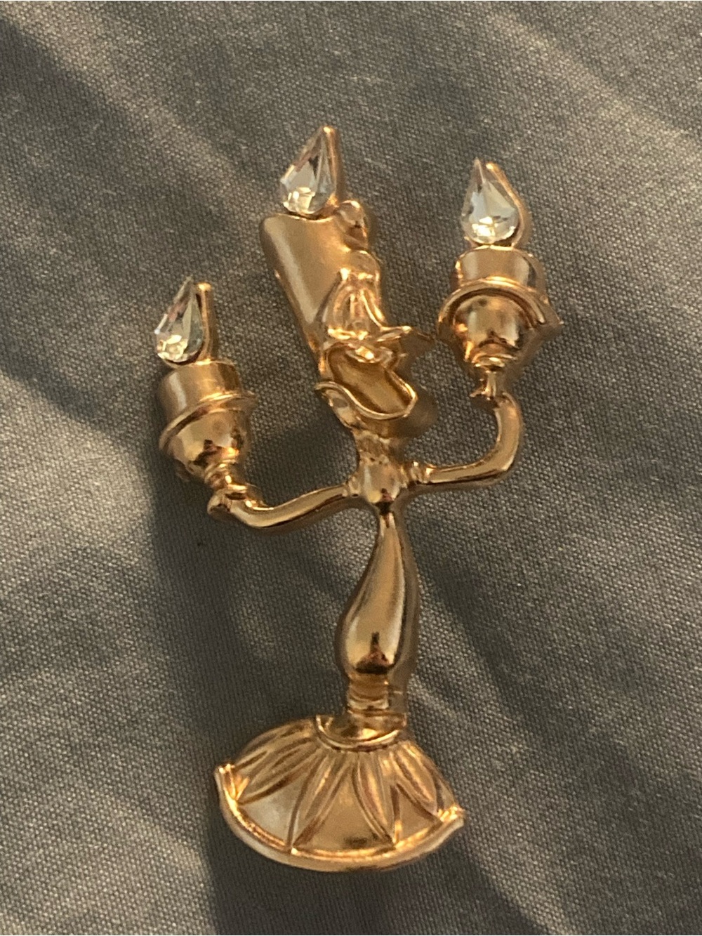goldstone beauty and the beast Lumière Figurine Decorative Candleholder -